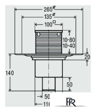 Трап/канал Viega Advantix 583224 - Изображение №2 — Интернет-магазин ПроЗаказ