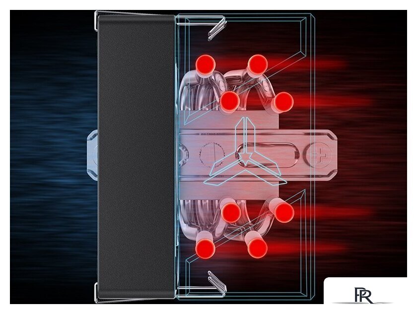 Кулер для процессора Jonsbo CR-1400 V2 Color (черный) - Изображение №8 — Интернет-магазин ПроЗаказ