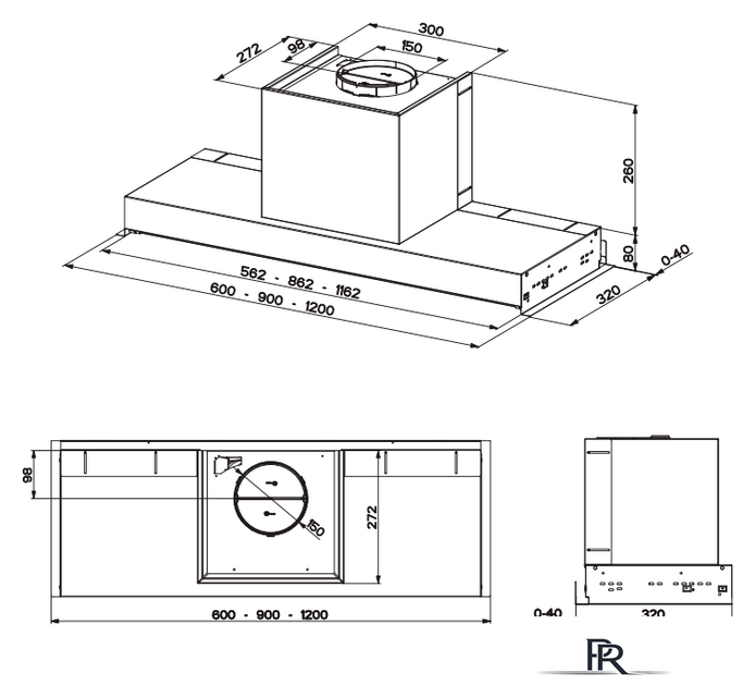 Кухонная вытяжка Franke Style Pro FSTPRO 908 305.0522.797 - Изображение №2 — Интернет-магазин ПроЗаказ