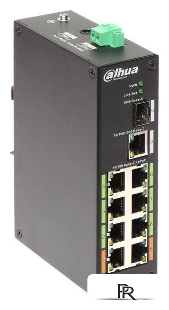 Неуправляемый коммутатор Dahua DH-LR2110-8ET-120 - Изображение №1 — Интернет-магазин ПроЗаказ