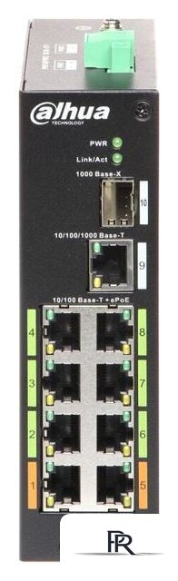 Неуправляемый коммутатор Dahua DH-LR2110-8ET-120 - Изображение №2 — Интернет-магазин ПроЗаказ