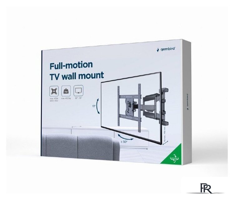Кронштейн для телевизора Gembird WM-75ST-01 - Изображение №6 — Интернет-магазин ПроЗаказ