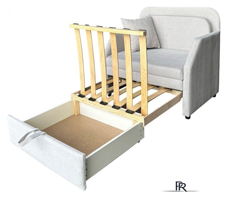 Кресло-кровать Анмикс Кейт 800 (светло-бежевый глори 02) - Изображение №3 — Интернет-магазин ПроЗаказ