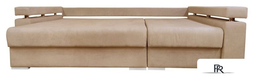 Угловой диван Bobrovmebel Мадрид правый (микровелюр симпл 42 бежевый) - Изображение №3 — Интернет-магазин ПроЗаказ