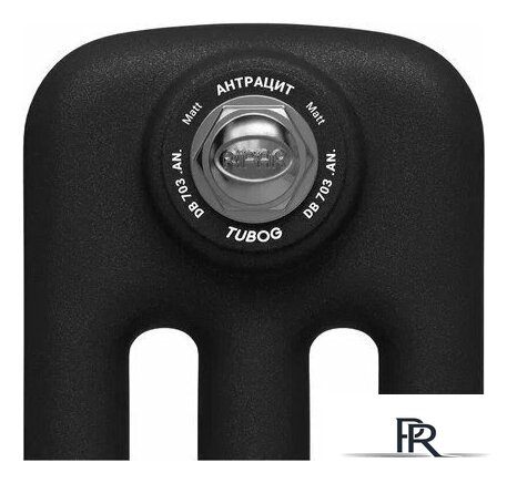 Стальной трубчатый радиатор Rifar Tubog 2180-09-D1 (нижнее подключение, антрацит) - Изображение №6 — Интернет-магазин ПроЗаказ