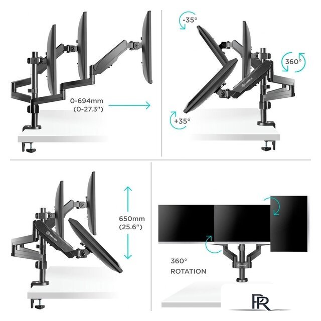 Кронштейн для монитора Onkron G280B - Изображение №3 — Интернет-магазин ПроЗаказ
