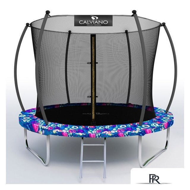 Батут Calviano Inside Master Smile 252 см - 8ft (внутренняя сетка, с лестницей) - Изображение №1 — Интернет-магазин ПроЗаказ