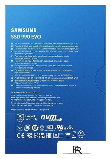 SSD Samsung 990 Evo 1TB MZ-V9E1T0BW - Изображение №6 — Интернет-магазин ПроЗаказ