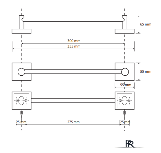 Держатель для полотенца Bemeta Beta 132104012 - Изображение №2 — Интернет-магазин ПроЗаказ