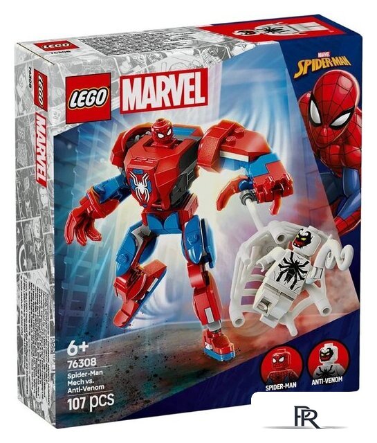 Конструктор LEGO Marvel 76308 Робот Человека-паука против Анти-Венома - Изображение №1 — Интернет-магазин ПроЗаказ
