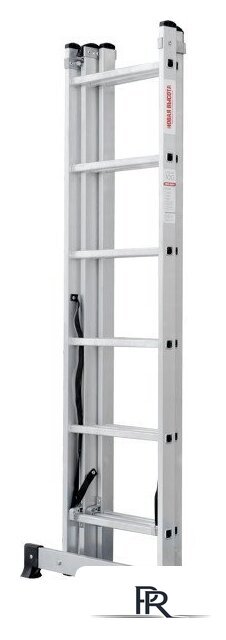 Лестница-стремянка Новая высота NV 123 алюминиевая трёхсекционная 3x6 ступеней - Изображение №3 — Интернет-магазин ПроЗаказ