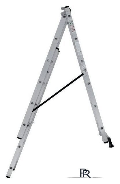 Лестница-стремянка Новая высота NV 123 алюминиевая трёхсекционная 3x6 ступеней - Изображение №6 — Интернет-магазин ПроЗаказ