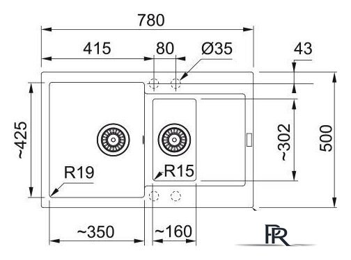Кухонная мойка Franke Maris MRG 651-78 114.0693.532 (матовый черный) - Изображение №2 — Интернет-магазин ПроЗаказ