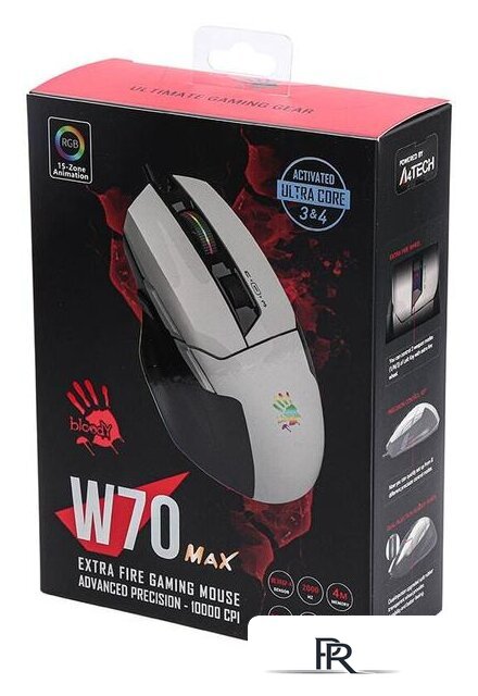 Игровая мышь A4Tech Bloody W70 Max (белый) - Изображение №10 — Интернет-магазин ПроЗаказ