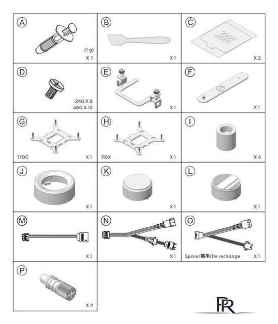 Система жидкостного охлаждения для процессора Lian Li Galahad II Trinity 240 G89.GA2T24B.00 - Изображение №2 — Интернет-магазин ПроЗаказ