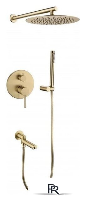 Душевая система  Grocenberg GB5099MG-1 (золото матовый) - Изображение №7 — Интернет-магазин ПроЗаказ