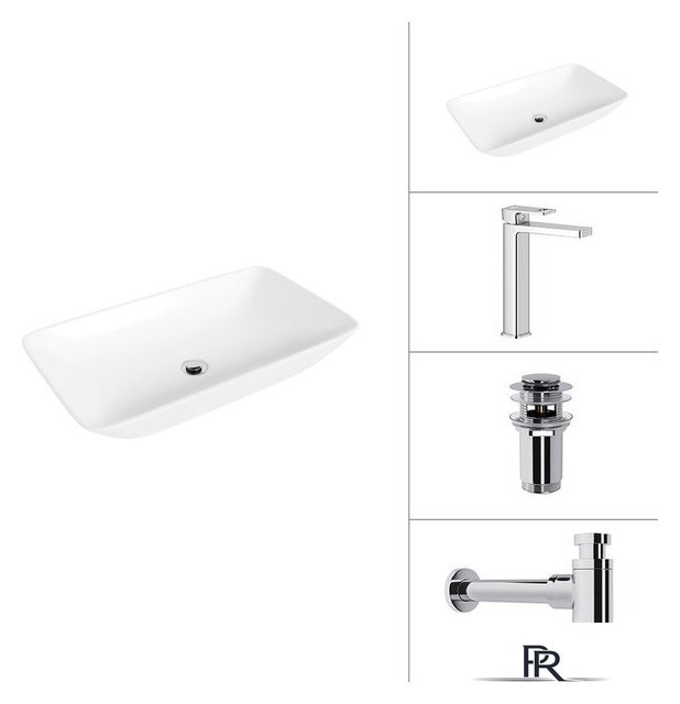 Умывальник Lauter 21886 + Cascade 21СК0655C + сифон 21635CH + дон.клапан 21190CH (хром) - Изображение №1 — Интернет-магазин ПроЗаказ