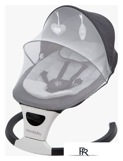 Шезлонг Amarobaby Teddy Swing AB24-22TED/09 (черный) - Изображение №2 — Интернет-магазин ПроЗаказ