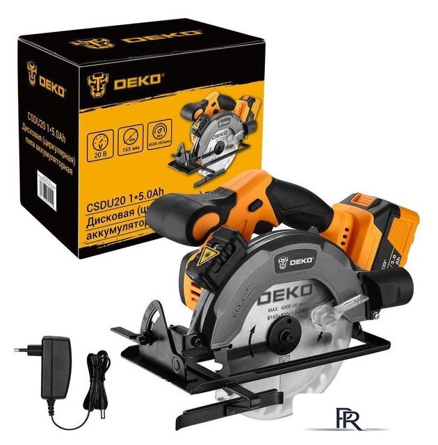 Дисковая (циркулярная) пила Deko CSDU20 083-1104 (с 1-им АКБ) - Изображение №1 — Интернет-магазин ПроЗаказ