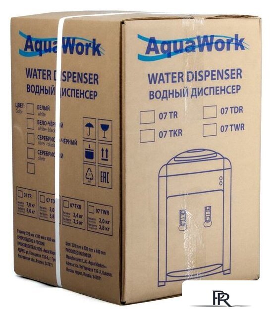 Кулер для воды AquaWork 0.7-TDR (белый) - Изображение №10 — Интернет-магазин ПроЗаказ