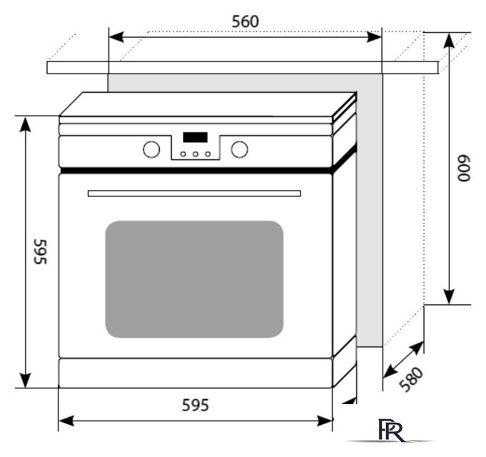 Электрический духовой шкаф LEX EDP 093 IX NEW - Изображение №3 — Интернет-магазин ПроЗаказ