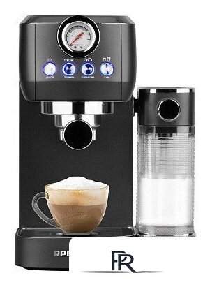 Рожковая кофеварка Redmond (Редмонд) CM702 (черный/хром) - Изображение №1 — Интернет-магазин ПроЗаказ