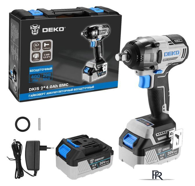 Гайковерт Deko DKIS20 063-4432 (с 2-мя АКБ, кейс) - Изображение №1 — Интернет-магазин ПроЗаказ