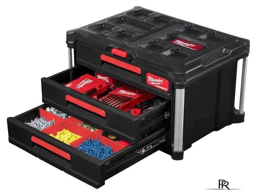 Ящик для инструментов Milwaukee Packout 3 Drawer Tool Box 4932472130 - Изображение №4 — Интернет-магазин ПроЗаказ