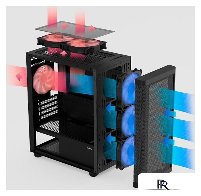Корпус Zalman M4 SE (черный) - Изображение №5 — Интернет-магазин ПроЗаказ