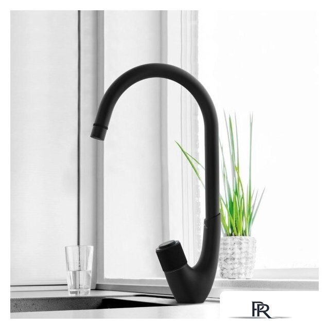 Смеситель Rubineta Swan-33(BK) SW0068 - Изображение №2 — Интернет-магазин ПроЗаказ