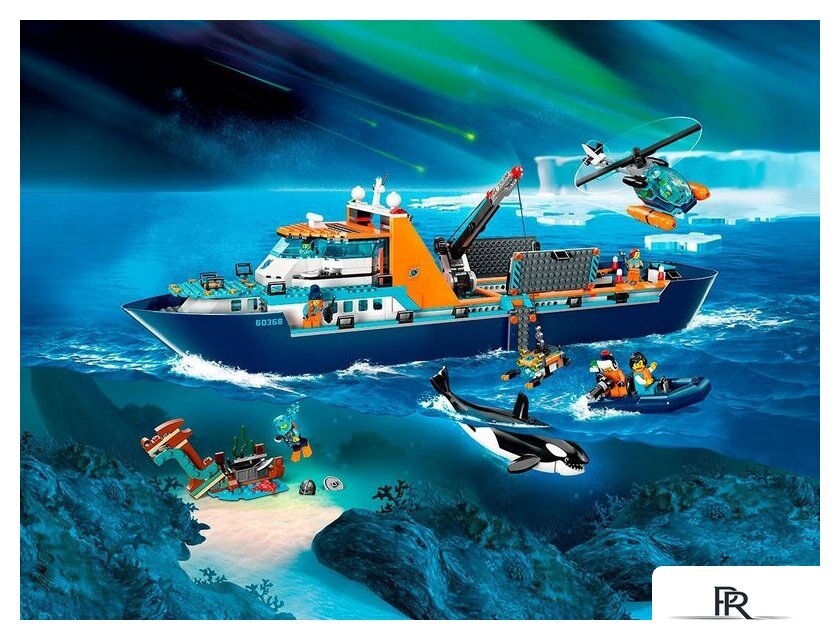 Конструктор LEGO City 60368 Корабль Исследователь Арктики - Изображение №2 — Интернет-магазин ПроЗаказ