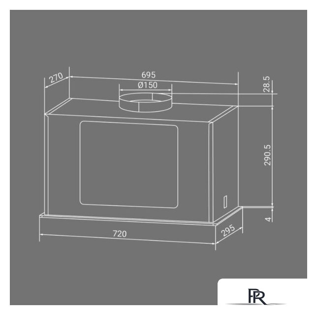 Кухонная вытяжка Hiberg VMF 8191 B - Изображение №7 — Интернет-магазин ПроЗаказ