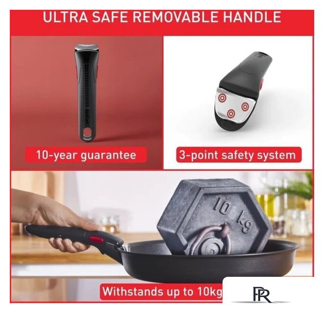 Набор сковород Tefal Ingenio Emotion L897SD74 - Изображение №5 — Интернет-магазин ПроЗаказ