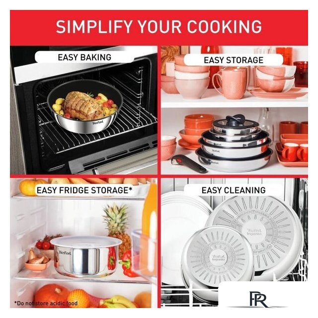 Набор сковород Tefal Ingenio Emotion L897SD74 - Изображение №6 — Интернет-магазин ПроЗаказ