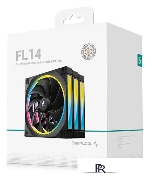 Комплект вентиляторов для корпуса DeepCool FL14 3 IN 1 R-FL14-BKAPN3-G - Изображение №6 — Интернет-магазин ПроЗаказ