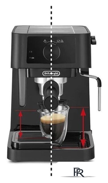 Рожковая кофеварка DeLonghi Stilosa EC230.BK - Изображение №3 — Интернет-магазин ПроЗаказ