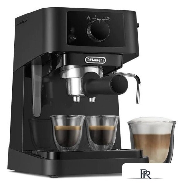 Рожковая кофеварка DeLonghi Stilosa EC230.BK - Изображение №2 — Интернет-магазин ПроЗаказ
