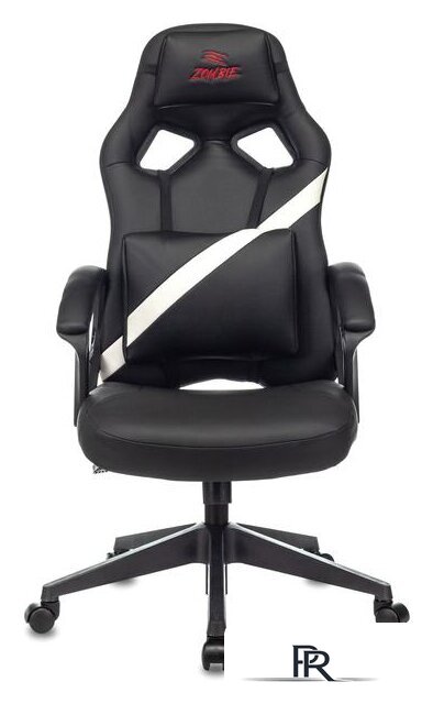 Игровое (геймерское) кресло Zombie Driver (черный/белый) - Изображение №2 — Интернет-магазин ПроЗаказ