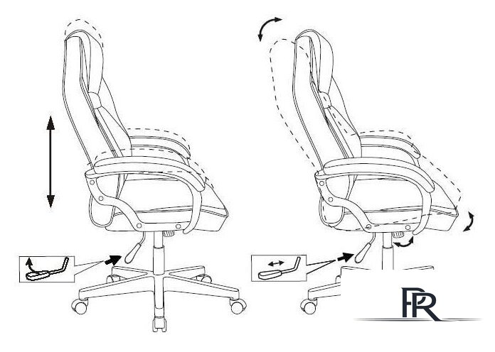 Игровое (геймерское) кресло Zombie Driver (черный/белый) - Изображение №14 — Интернет-магазин ПроЗаказ