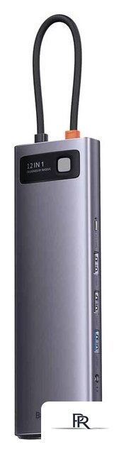 Док-станция Baseus Metal Gleam Series 12-in-1 Multifunctional Type-C Hub Docking Station WKWG020213 - Изображение №2 — Интернет-магазин ПроЗаказ