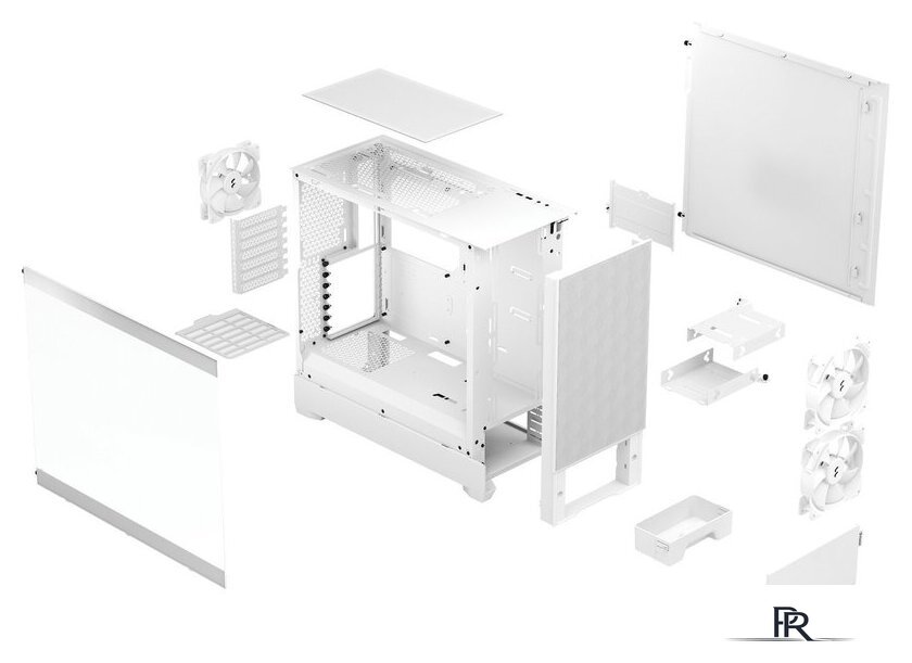 Корпус Fractal Design Pop Air White TG Clear Tint FD-C-POA1A-03 - Изображение №3 — Интернет-магазин ПроЗаказ