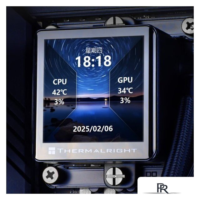 Система жидкостного охлаждения для процессора Thermalright Frozen Vision 360 ARGB V2 (черный) - Изображение №7 — Интернет-магазин ПроЗаказ