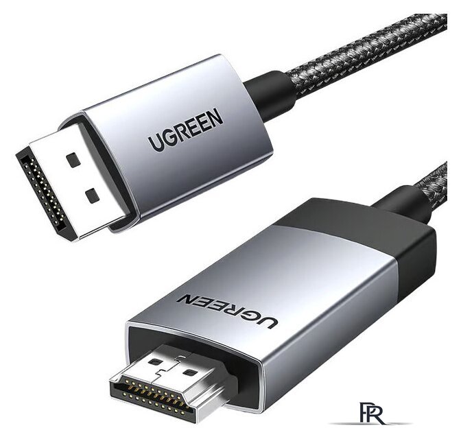 Кабель Ugreen DP119 15774 DisplayPort - HDMI (2 м, черный) - Изображение №1 — Интернет-магазин ПроЗаказ
