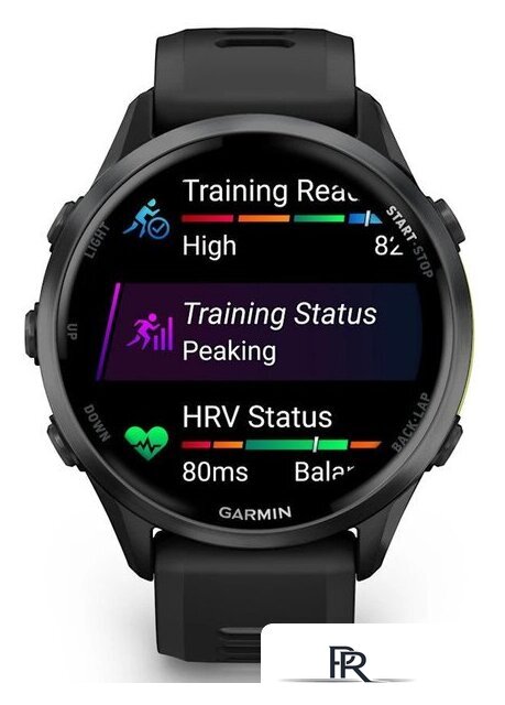 Умные часы Garmin Forerunner 970 47 мм (темно-серый/серый) - Изображение №6 — Интернет-магазин ПроЗаказ