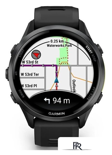 Умные часы Garmin Forerunner 970 47 мм (темно-серый/серый) - Изображение №2 — Интернет-магазин ПроЗаказ