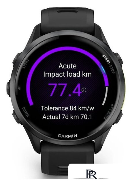 Умные часы Garmin Forerunner 970 47 мм (темно-серый/серый) - Изображение №4 — Интернет-магазин ПроЗаказ