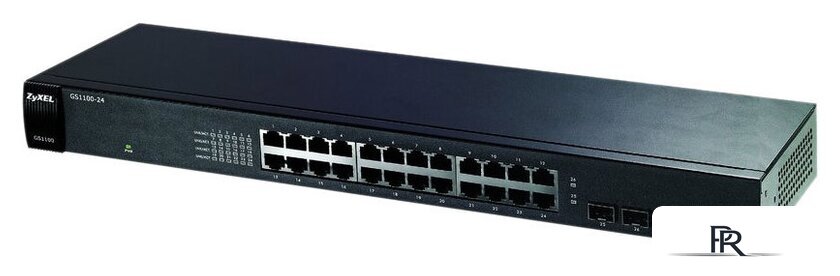 Неуправляемый коммутатор Zyxel GS1100-24 - Изображение №1 — Интернет-магазин ПроЗаказ