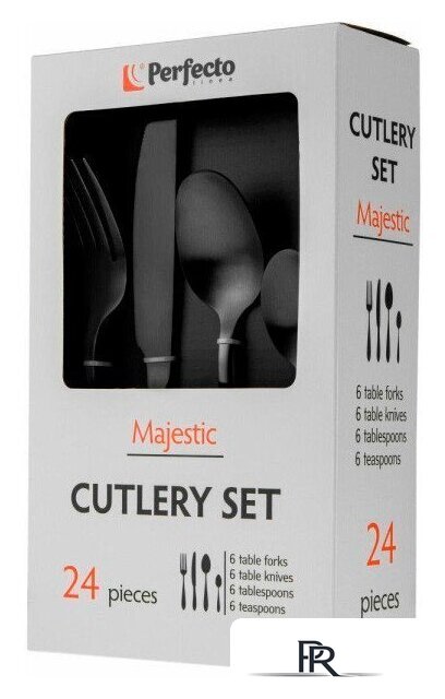 Набор столовых приборов Perfecto Linea Majestic 21-250130BLM - Изображение №1 — Интернет-магазин ПроЗаказ