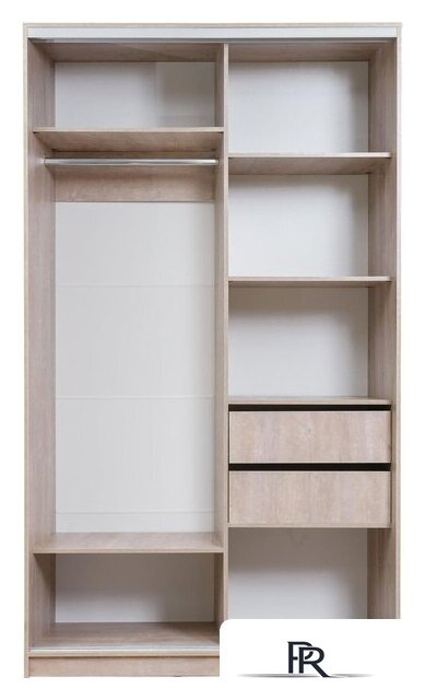 Шкаф-купе Рэйгрупп 120 SSX Elgon РГ-12.04 (сосна натуральная/хром) - Изображение №2 — Интернет-магазин ПроЗаказ