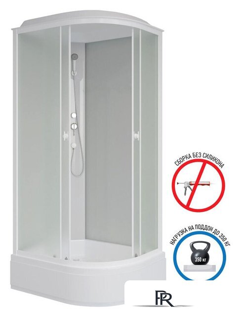 Душевая кабина Niagara Promo P100/80/26L/MT 100x80x215 - Изображение №4 — Интернет-магазин ПроЗаказ